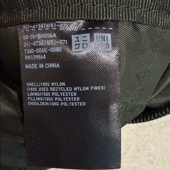 Never used - Uniqlo Olive Crossbody Bag with Adjustable Strap - Picture 2 of 8